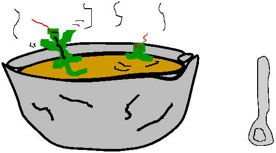 Lizard soup